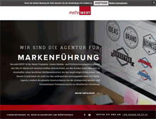 Tablet Screenshot of mehr-wert.at